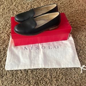 Nisolo Smoking Loafer Size 6.5 Black